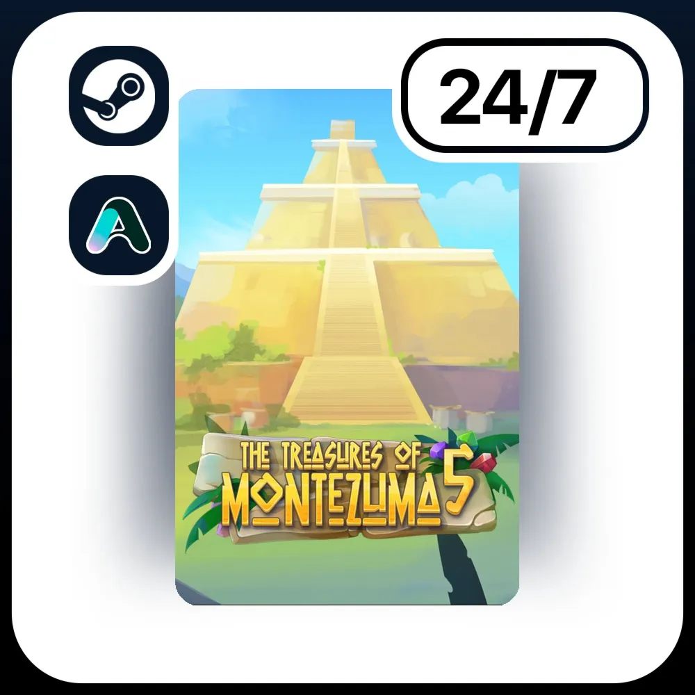 АВТО THE TREASURES OF MONTEZUMA 5 \ STEAM ПОДАРКОМ ДЛЯ KZ | RU | UA | CIS 24/7