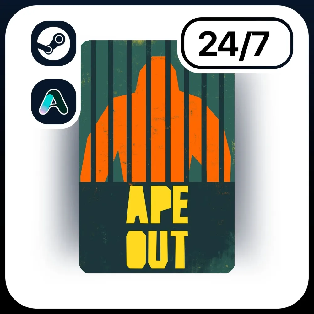 АВТО APE OUT \ STEAM ПОДАРКОМ ДЛЯ KZ | RU | UA | CIS 24/7