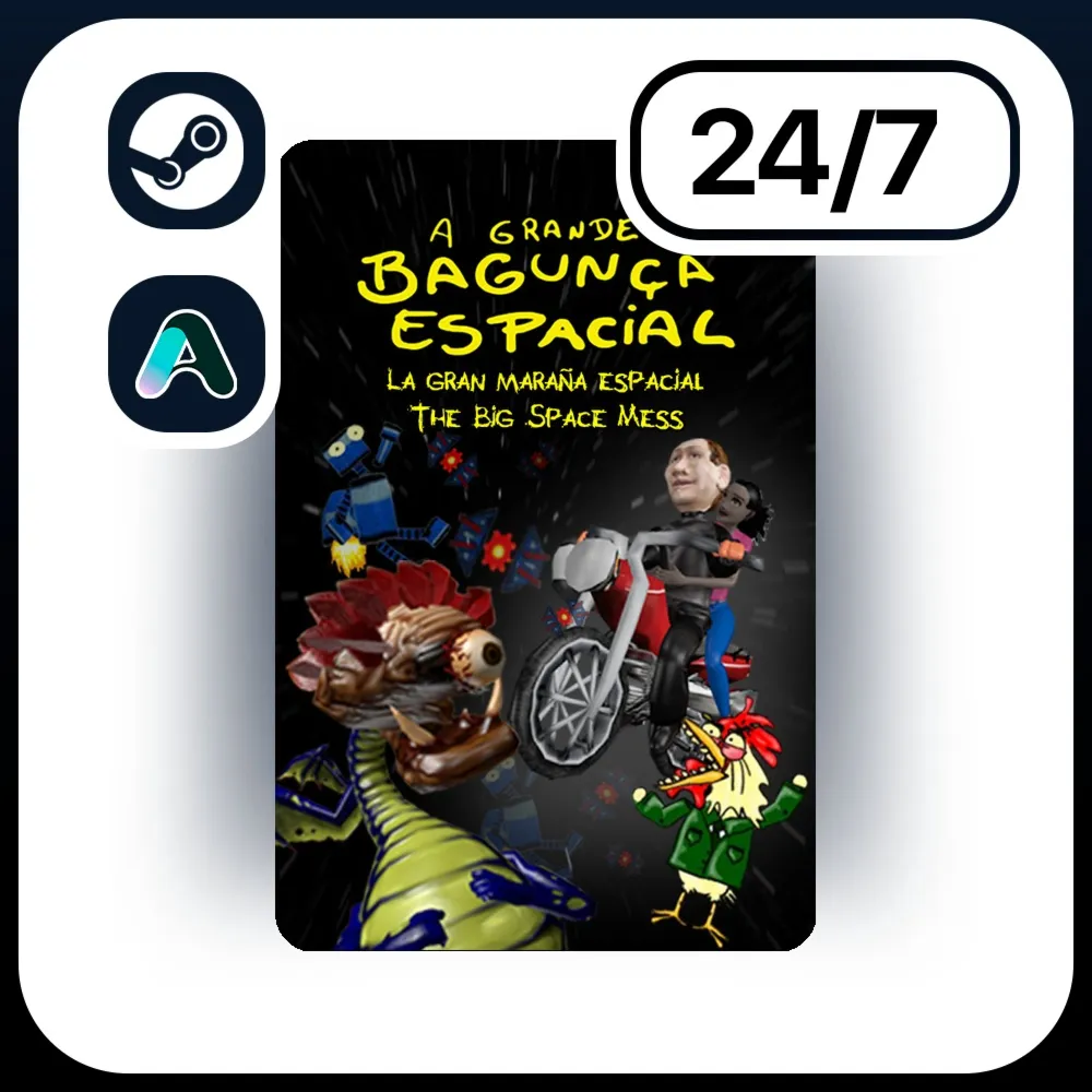 АВТО A GRANDE BAGUNÇA ESPACIAL - THE BIG SPACE MESS \ STEAM ПОДАРКОМ ДЛЯ KZ | RU | UA