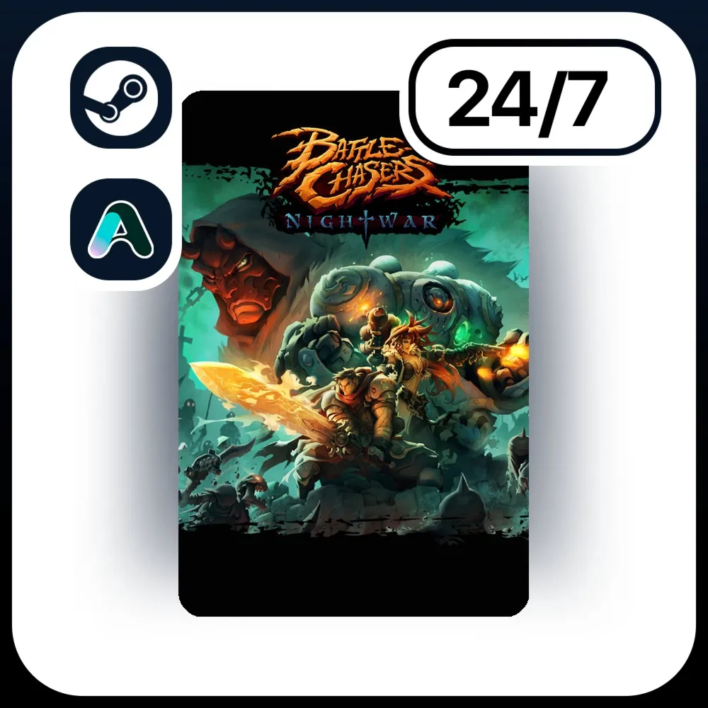 АВТО BATTLE CHASERS: NIGHTWAR \ STEAM ПОДАРКОМ ДЛЯ KZ | RU | UA | CIS 24/7