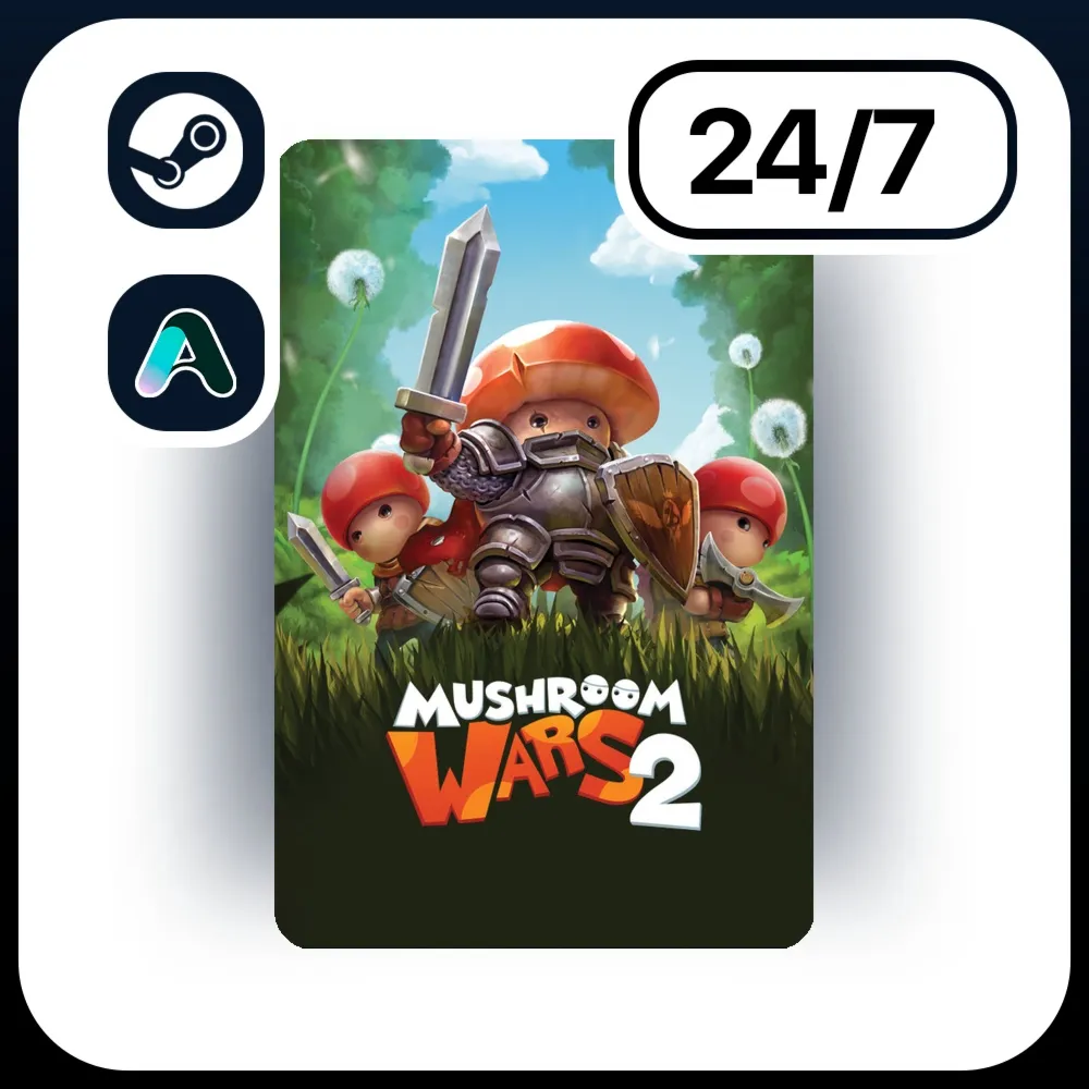 АВТО MUSHROOM WARS 2 \ STEAM ПОДАРКОМ ДЛЯ KZ | RU | UA | CIS 24/7