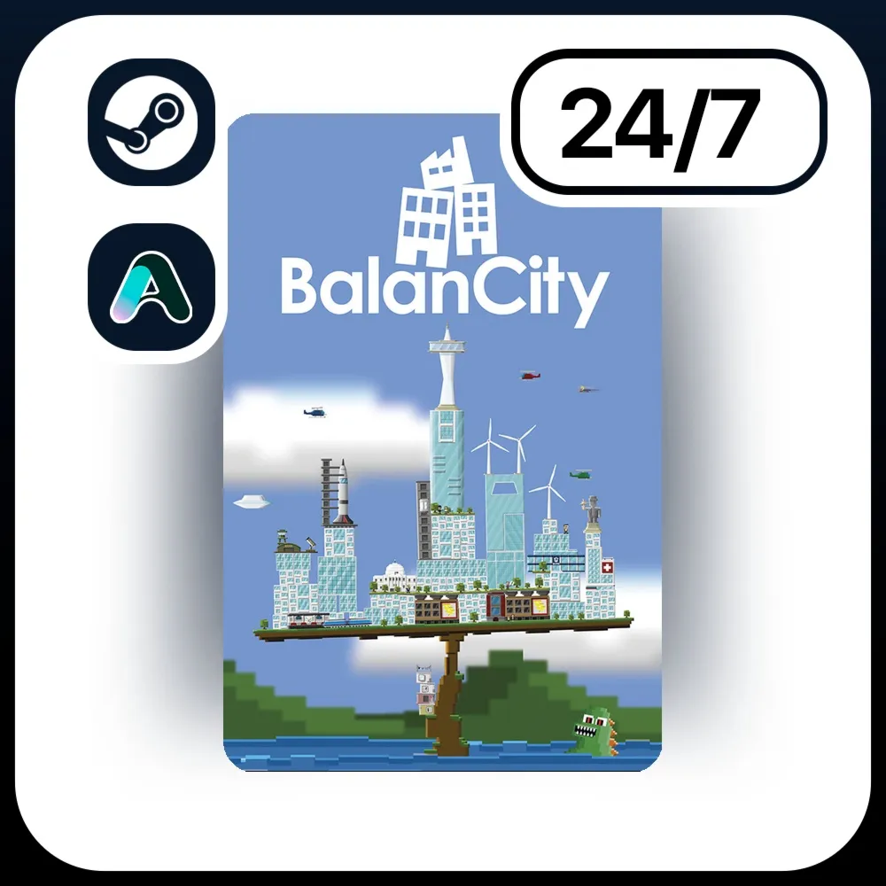 АВТО BALANCITY \ STEAM ПОДАРКОМ ДЛЯ KZ | RU | UA | CIS 24/7