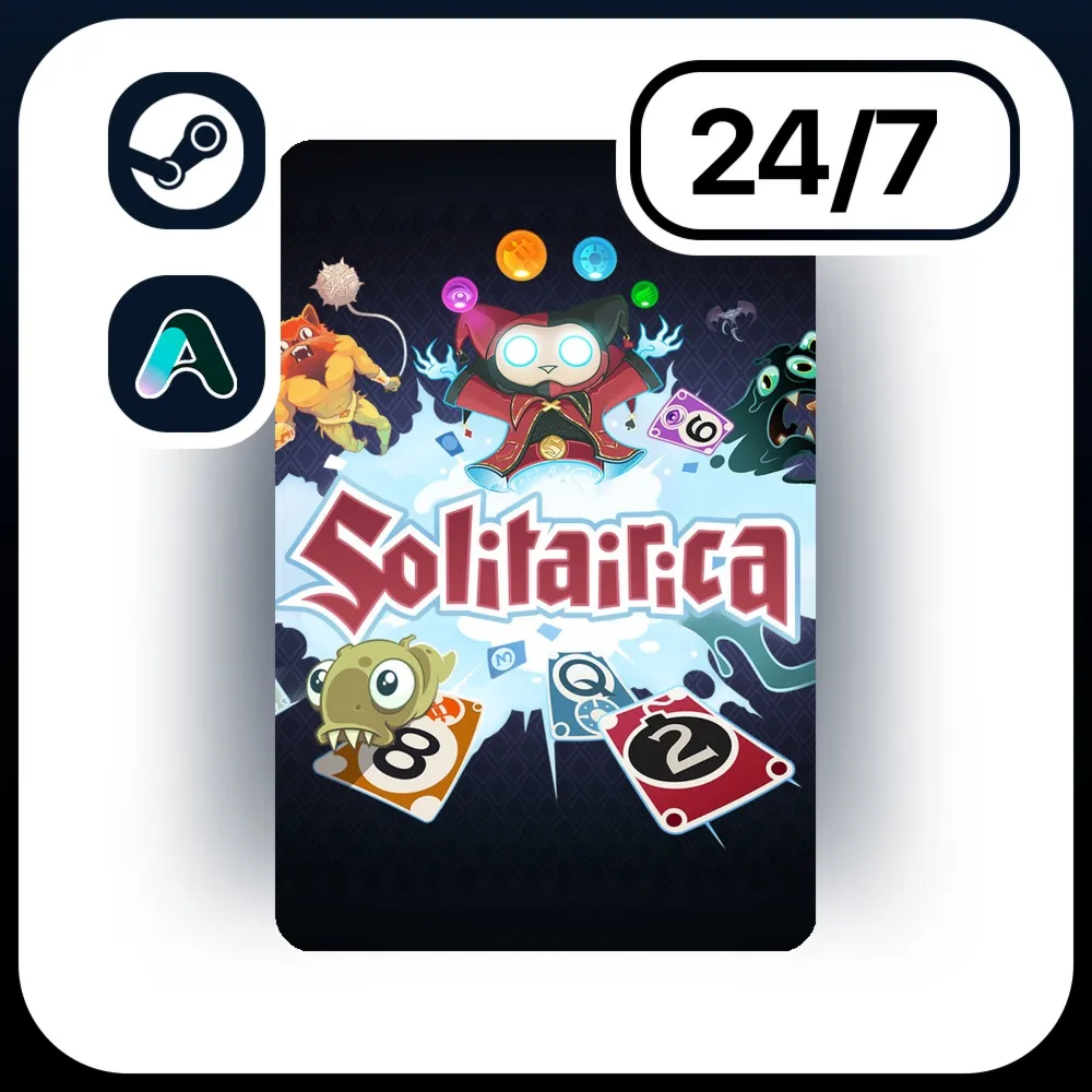 АВТО SOLITAIRICA \ STEAM ПОДАРКОМ ДЛЯ KZ | RU | UA | CIS 24/7