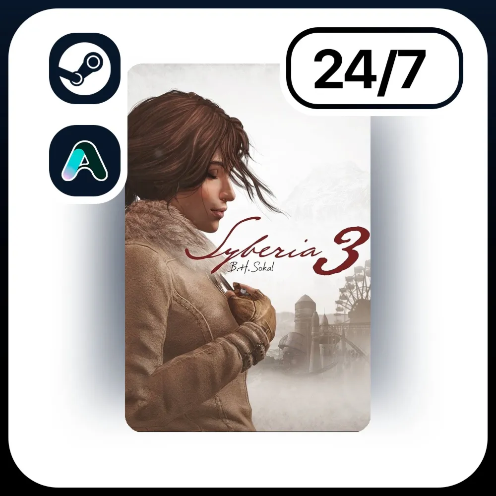 АВТО SYBERIA 3 \ STEAM ПОДАРКОМ ДЛЯ KZ | RU | UA | CIS 24/7