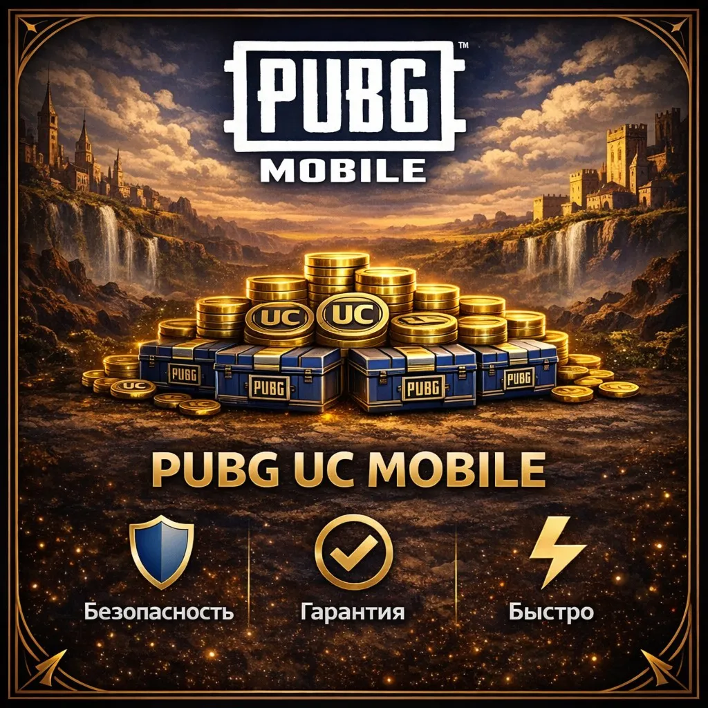 ℹ️АВТО 24/7 | PUBG MOBILE | ПОПОЛНЕНИЕ ПО ID | 60 - 32400 UC