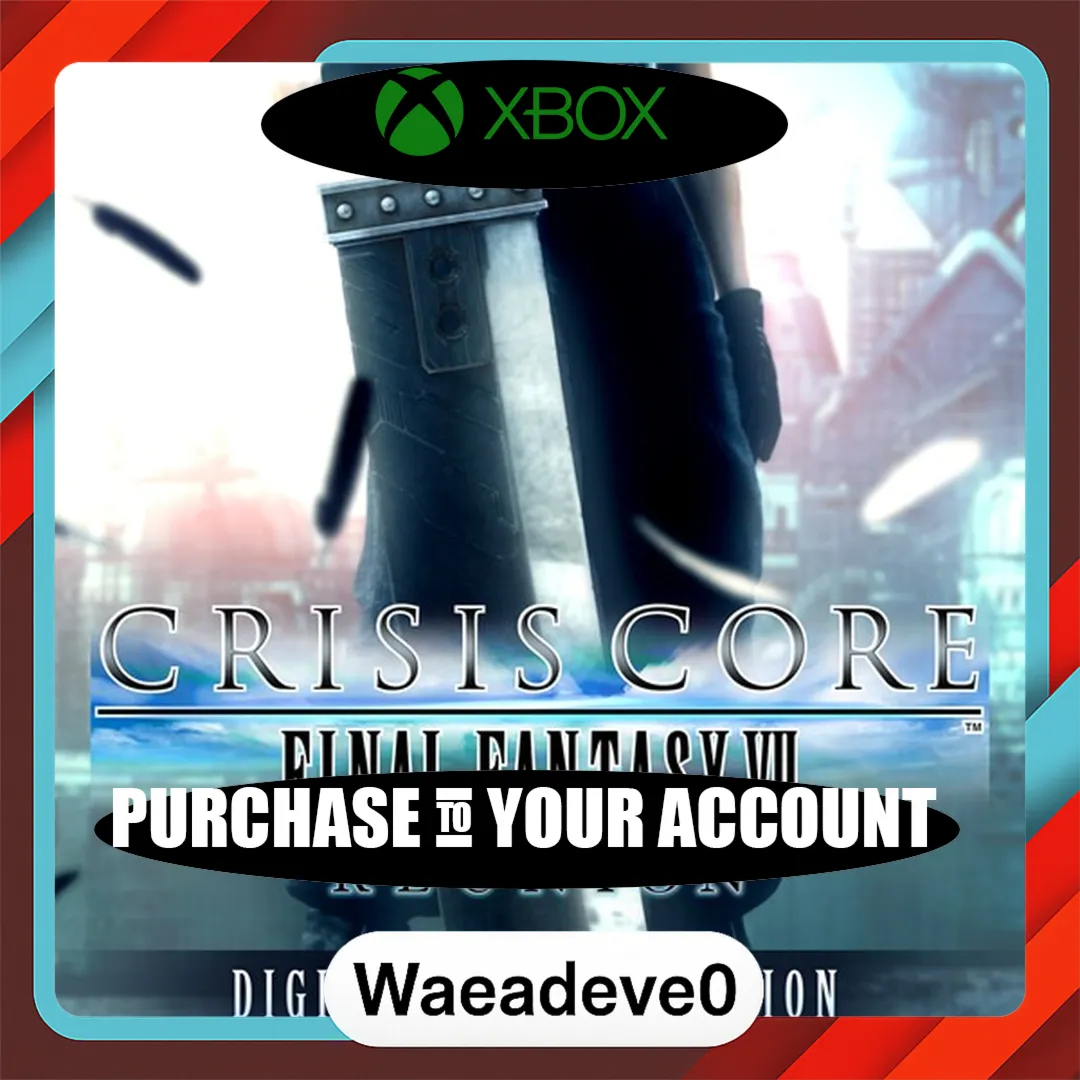 CRISIS CORE –FINAL FANTASY VII– REUNION DIGITAL DELUXE EDITION Xbox – Purchase for Yo