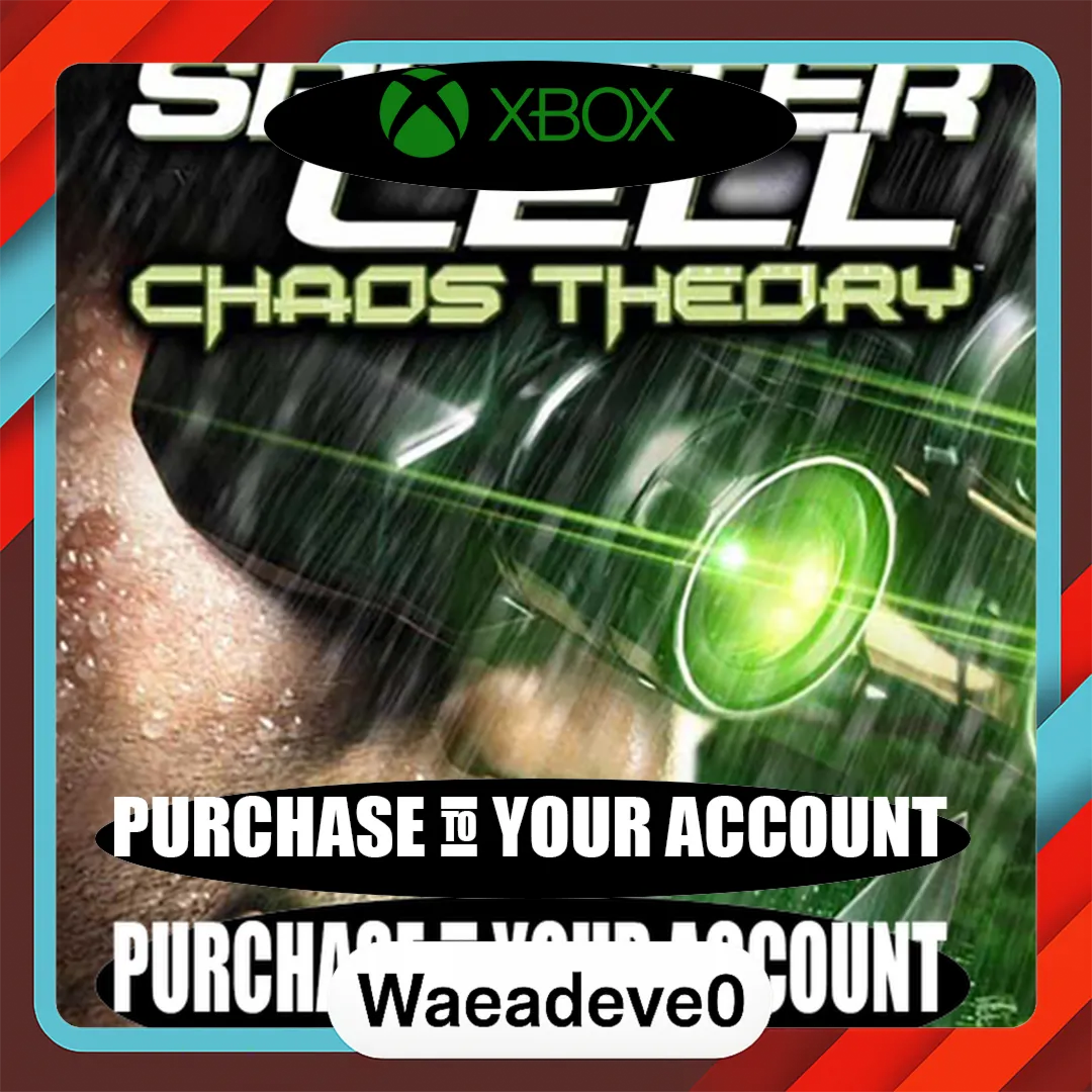 Tom Clancy's Splinter Cell: Chaos Theory Xbox – Purchase for Your Account