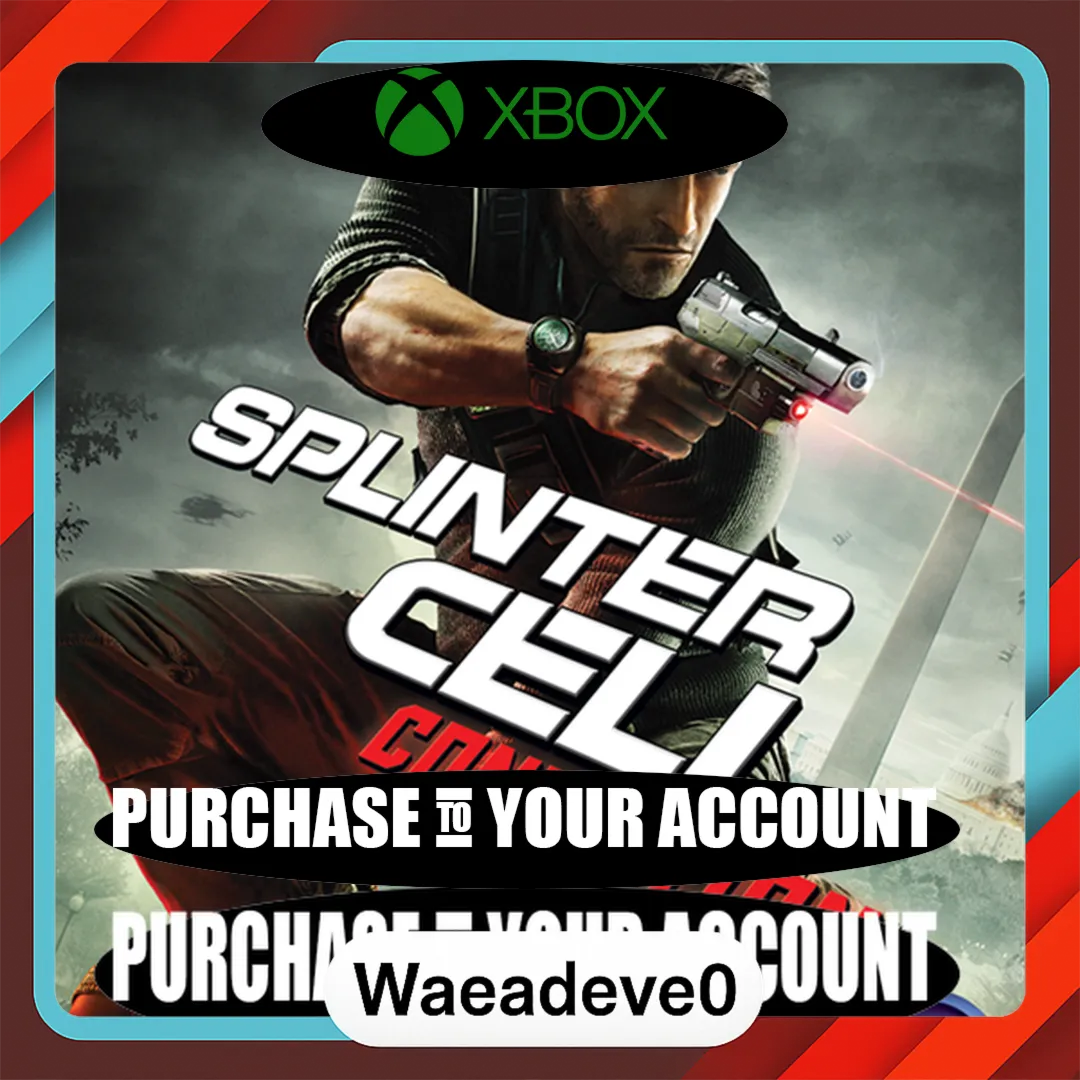 Tom Clancy's Splinter Cell® Conviction™ Xbox – Purchase for Your Account