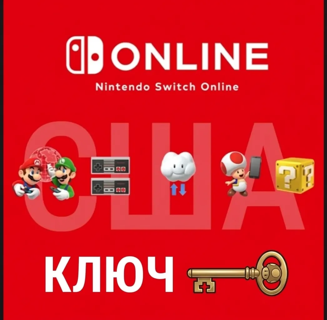 NINTENDO SWITCH ONLINE MEMBERSHIP 12 MONTHS USA KEY