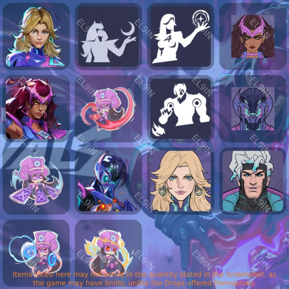 ️Marvel RivalsТвич Дропсы14 предметов + 