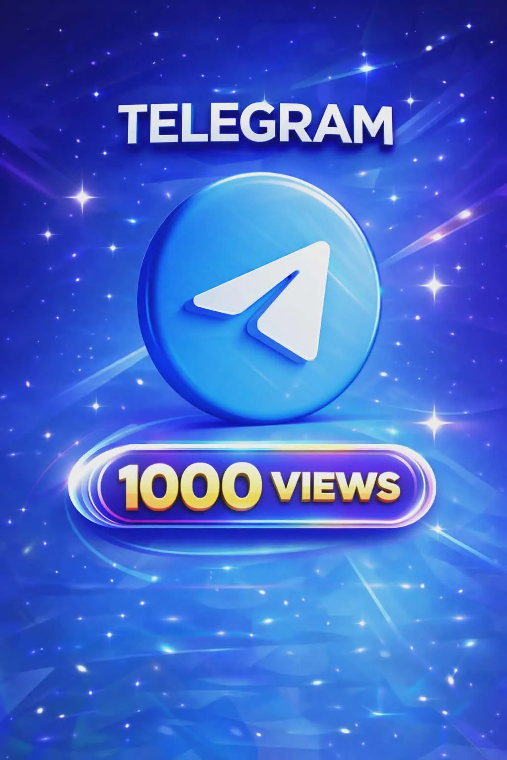 ТЕЛЕГРАММ 1000 ПРОСМОТРОВ