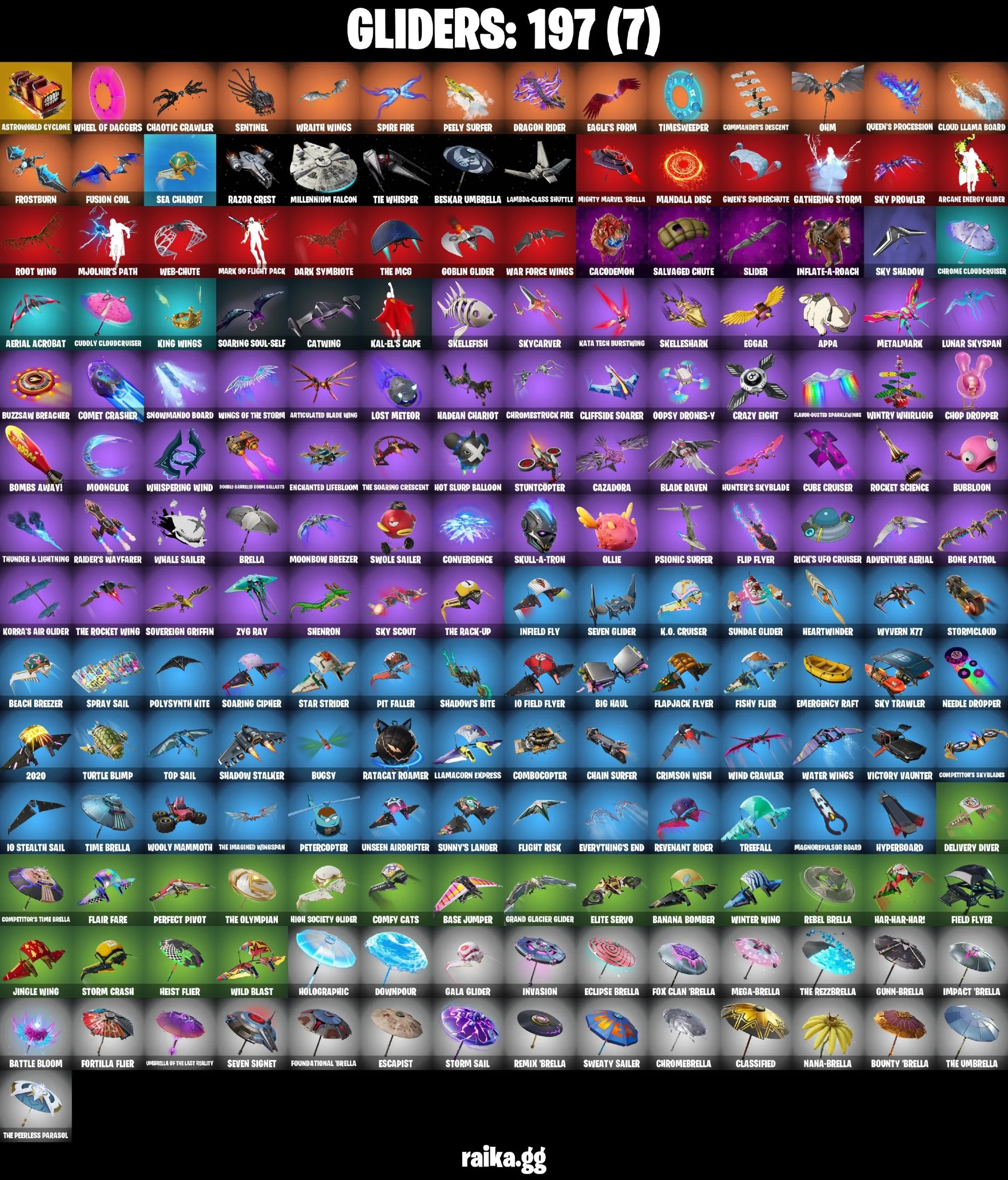 [PC/PSN/XBOX] 189 skins | Gold Midas | Gold Brutus | Gold Meowscles | Harbinger Armor