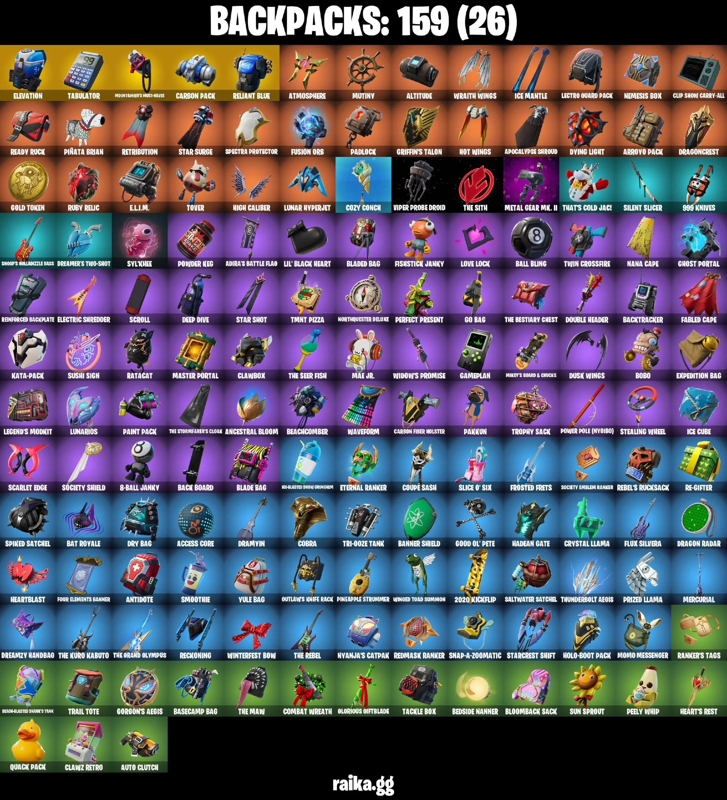[PC/PSN/XBOX] 107 skins | Naruto Uzumaki | Trilogy | Prodigy | Carbon Commando | Clou