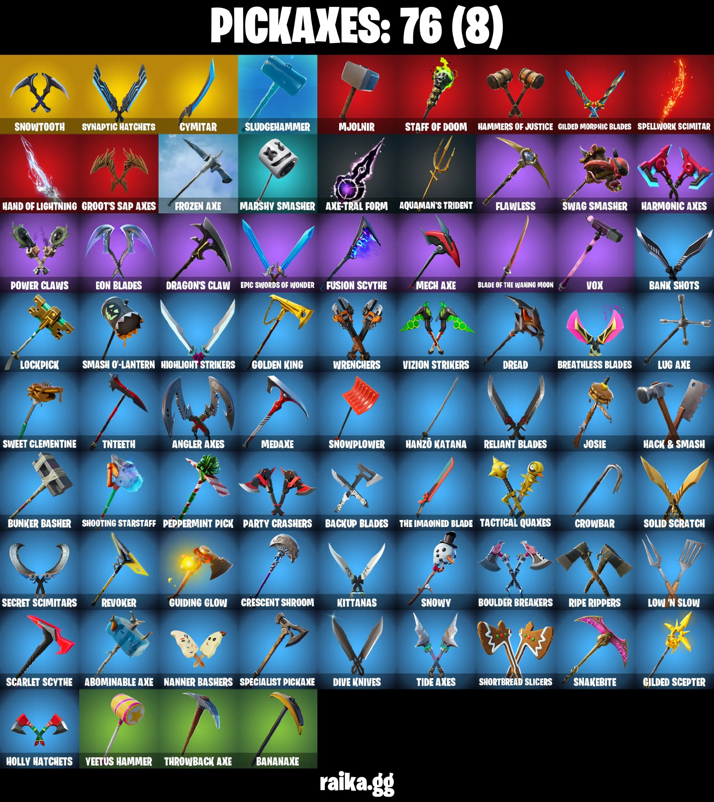[PC/PSN/XBOX] 56 skins | Cloud Striker | Fixer | Sultura | Subzero Cryptic | STAGE 5