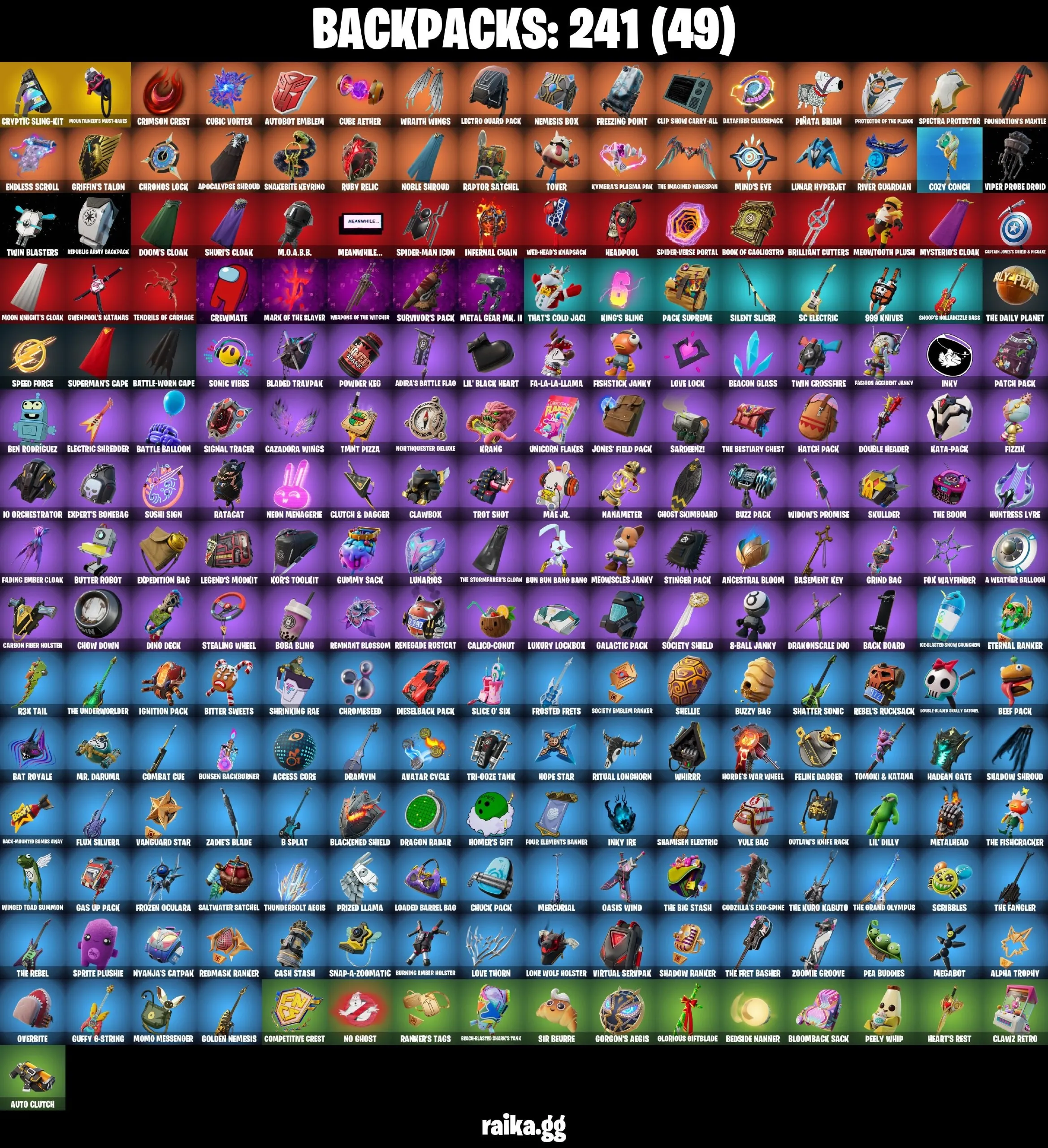 [PC/PSN/NIN] 187 skins | Lina Scorch | Sultura | Subzero Cryptic | Vivi Chroma | Harb
