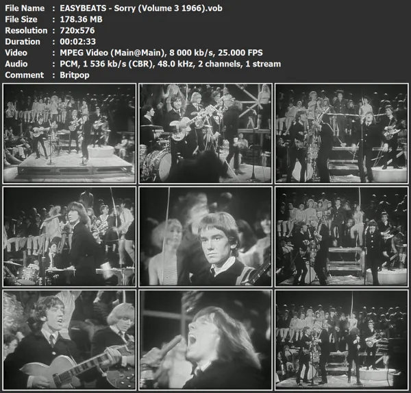 EASYBEATS - Sorry