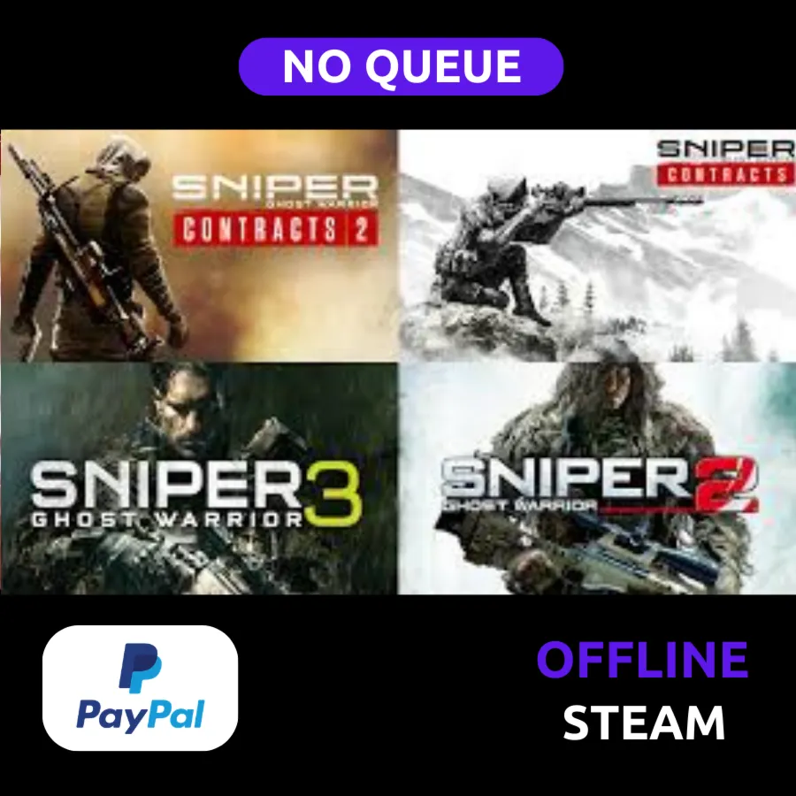 Sniper Ghost Warrior Collection 1 + 2 + 3 + Contracts 1 + 2  | STEAM | PAYPAL