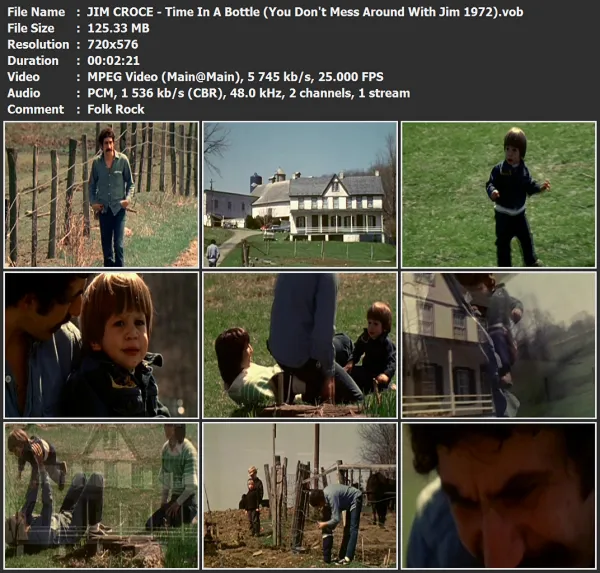 JIM CROCE - Time In A Bottle