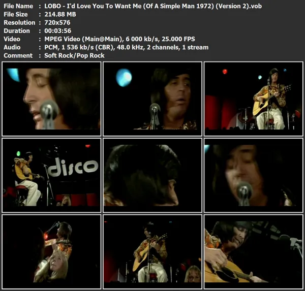 LOBO - I'd Love You To Want Me (2)