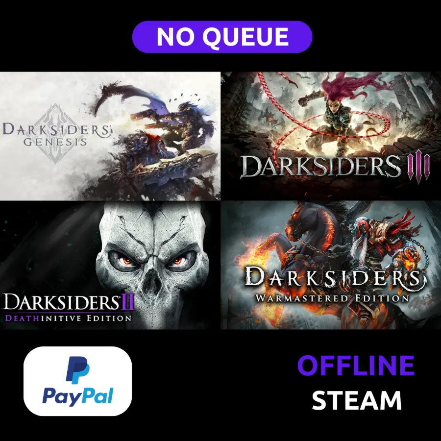 Darksiders Ultimate Edition 1 + 2 + 3 + Genesis | STEAM | PAYPAL