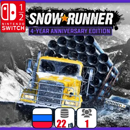 SnowRunner Anniversary 4-year (все 16 сезонов!) | Nintendo Switch 1/2