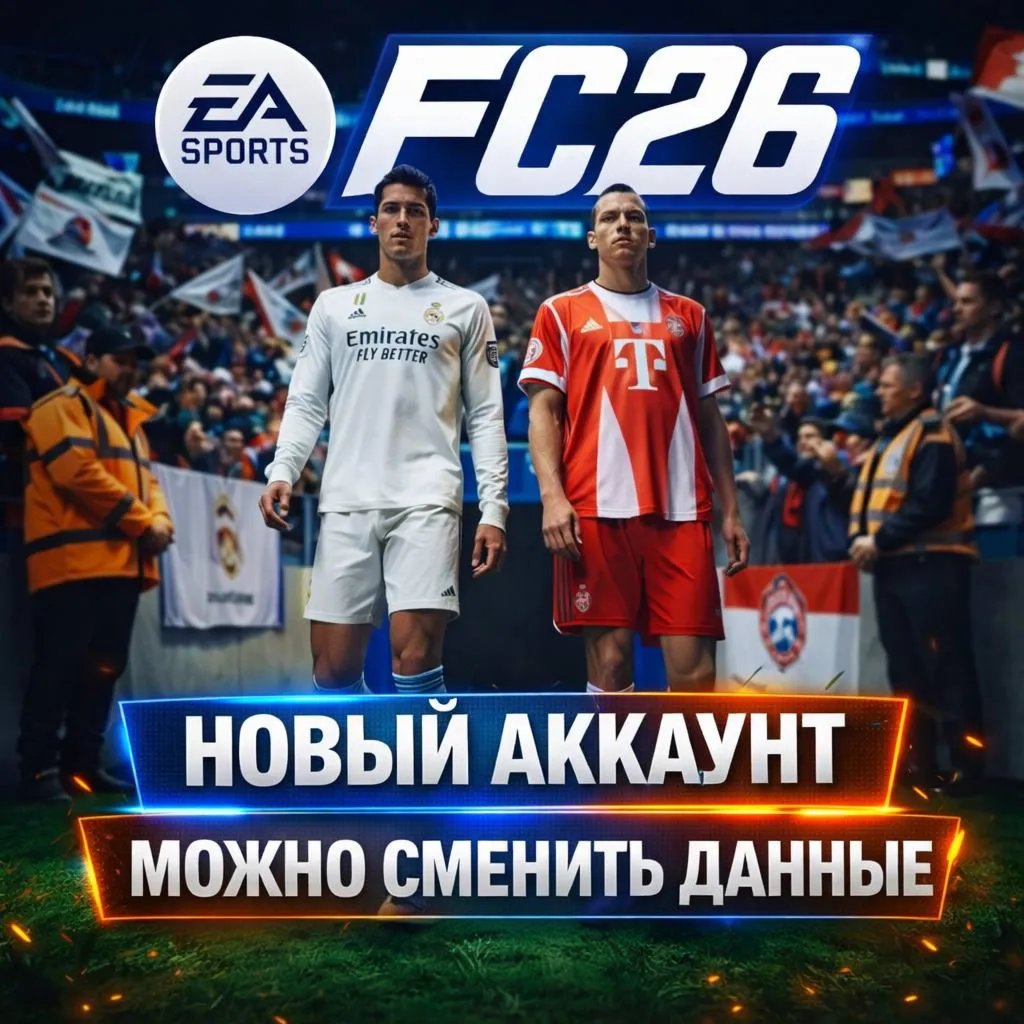 EA SPORTS FC26 PC • STEAM  • НОВЫЙ АККАУНТ + СМЕНА ДАННЫХ