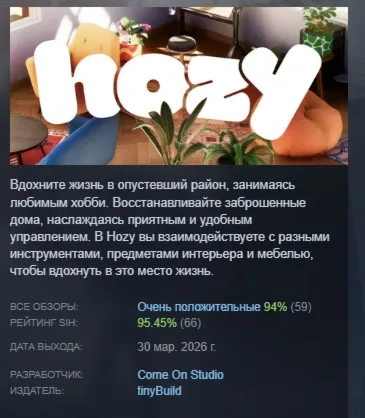 Hozy АВТОДОСТАВКА STEAM РОССИЯ