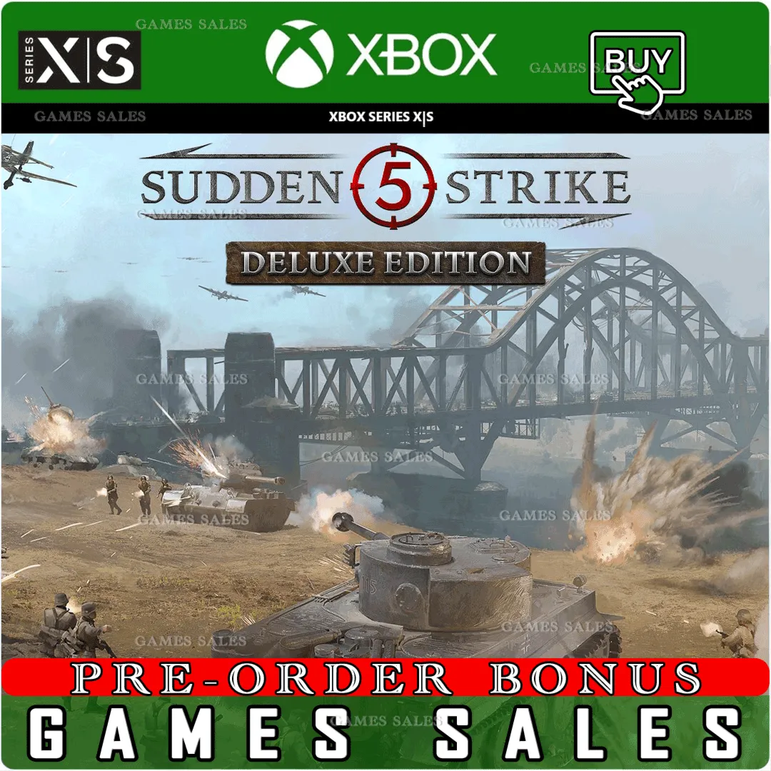 ️SUDDEN STRIKE 5 - DELUXE EDITION️XBOX SERIES X|S️ПРЕДЗАКАЗ С БОНУСАМИ