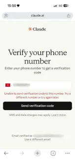 PHONE NUMBER CONFIRMATION CLAUDE AI  INSTANTLY • ANY REGION | SMS