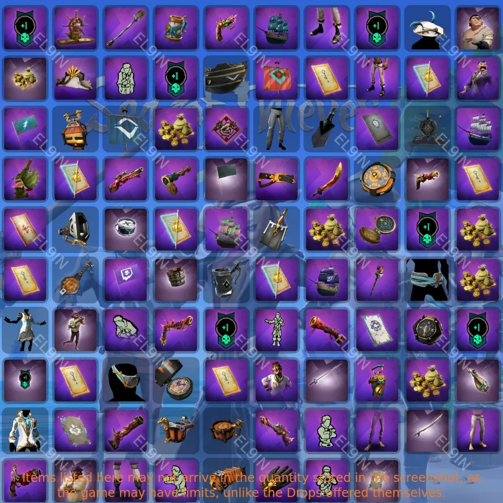 ✅Sea of Thieves💡Твич Дропсы💥98 предметов + 🎁