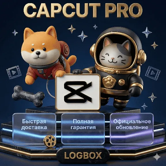 CapCut Pro – AI Видеоредактор, Премиум-аккаунт на 7 дней