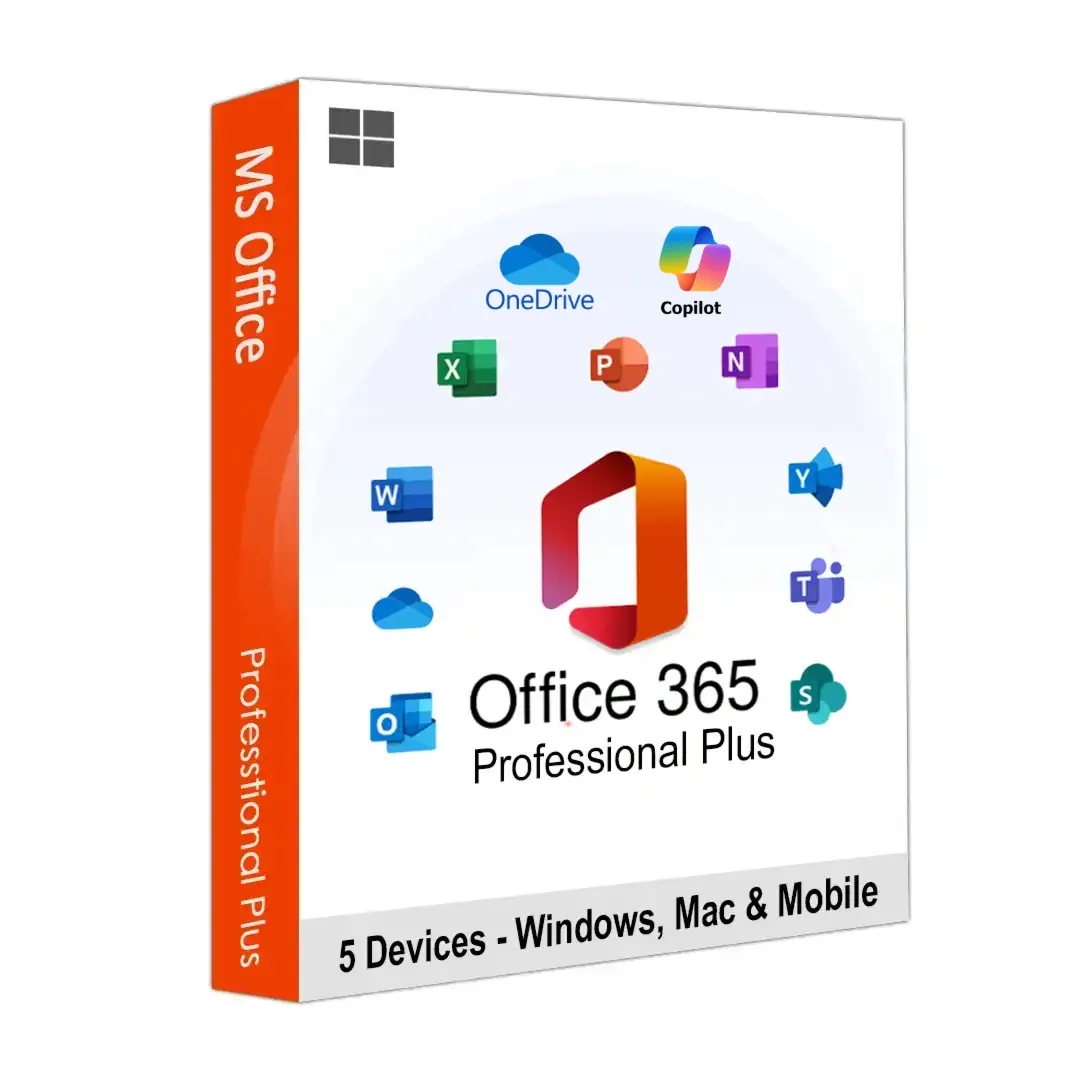 Учетная запись Microsoft Office 365 Pro Plus – Полный набор настольных приложений