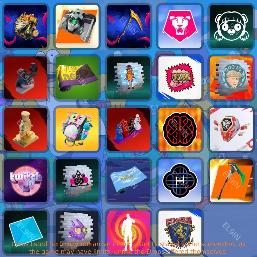 ⭐Fortnite💡Твич Дропсы🌌24 предметов + 🎁