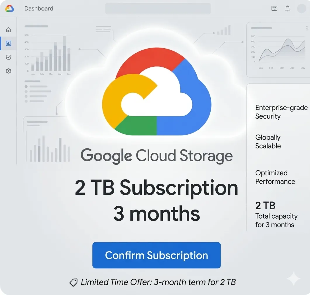 Google Cloud Storage Subscription 2 TB