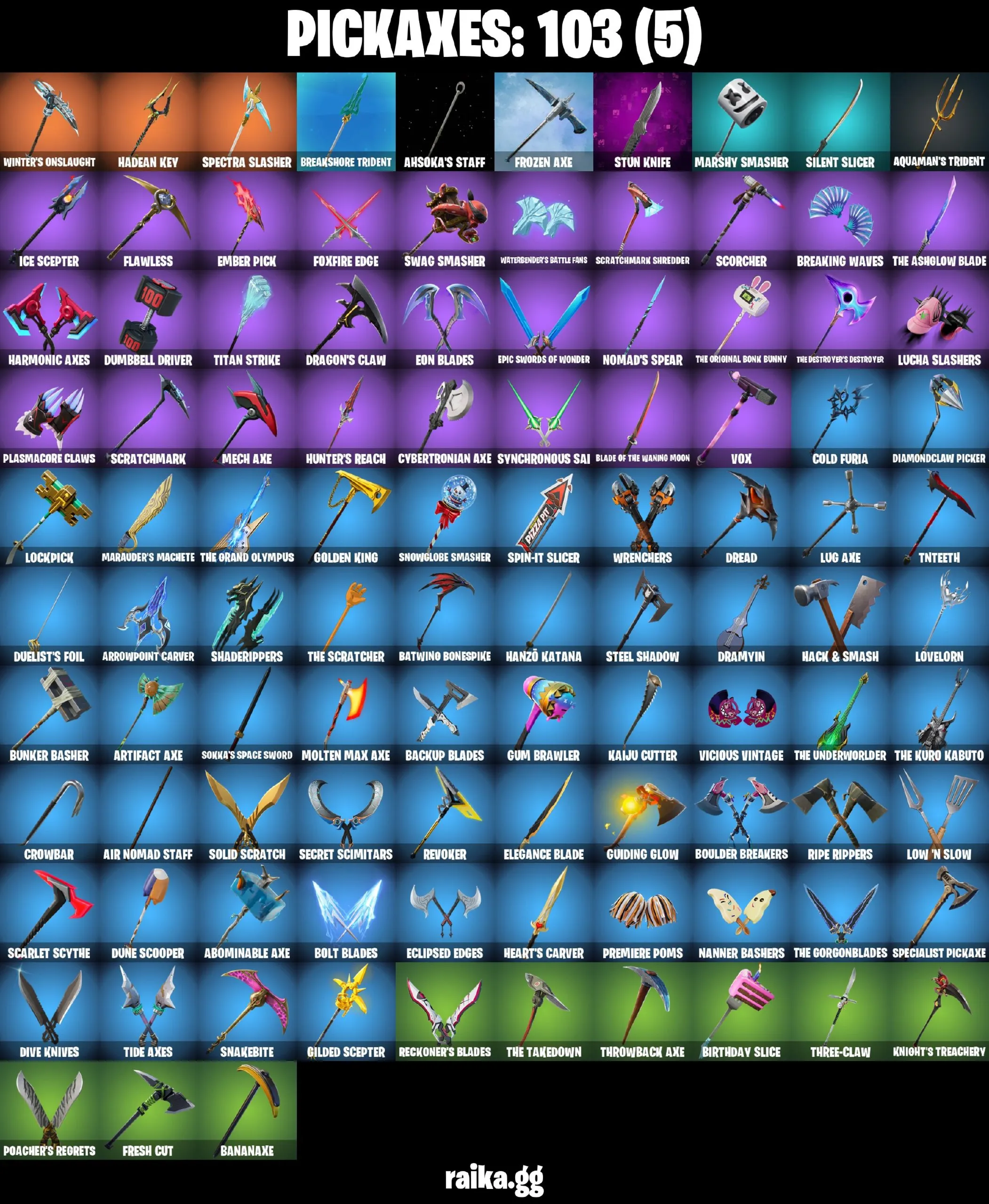 [PC/PSN/XBOX] 102 skins | Gold Midas | Blue Striker | Fixer | STAGE 5 | Fancy Peter G