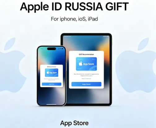 Apple ID РОССИЯ iPhone ios iPad App store ПОДАРОК
