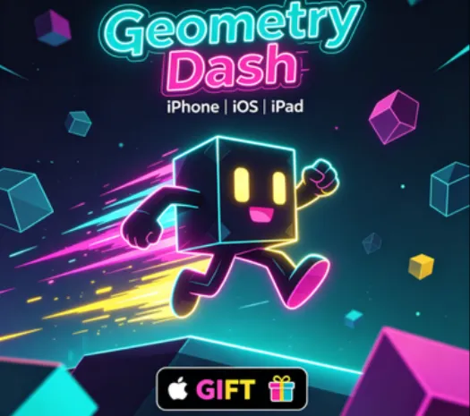 Geometry Dash для iPhone, iOS, iPad, Appstore + ПОДАРОК