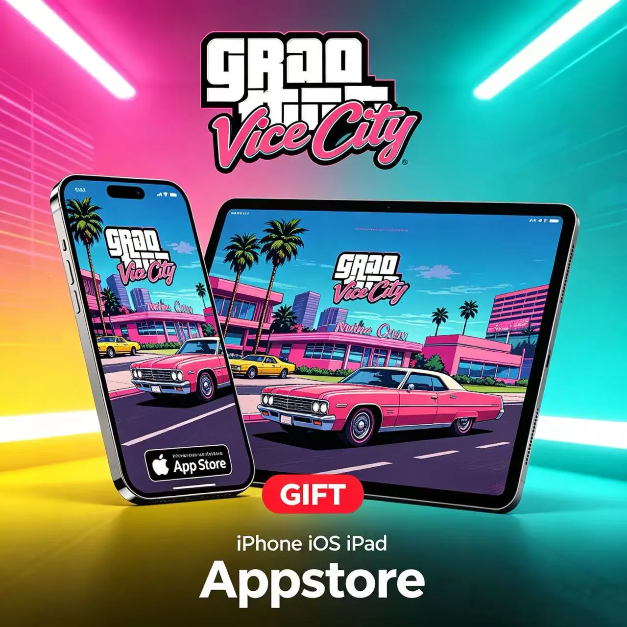 GTA Vice City для iPhone, iOS, iPad, Appstore + ПОДАРОК