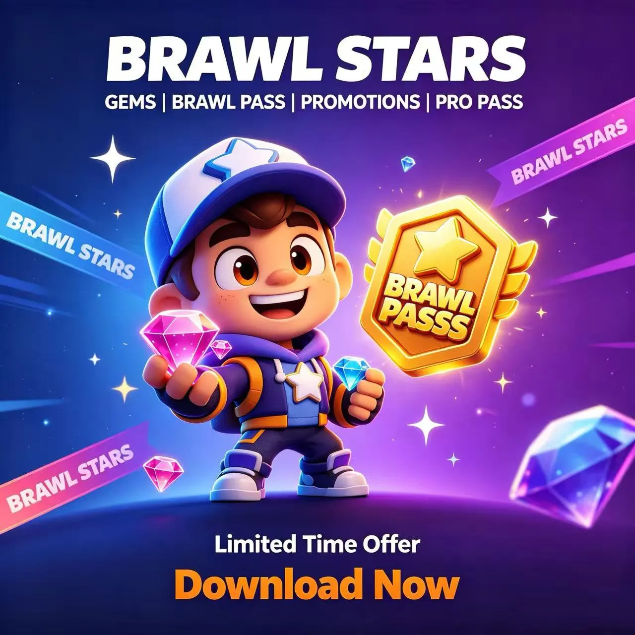ГЕМЫ BRAWL STARS | ПРОПУСК BRAWL | АКЦИИ | ПРОПУСК PRO
