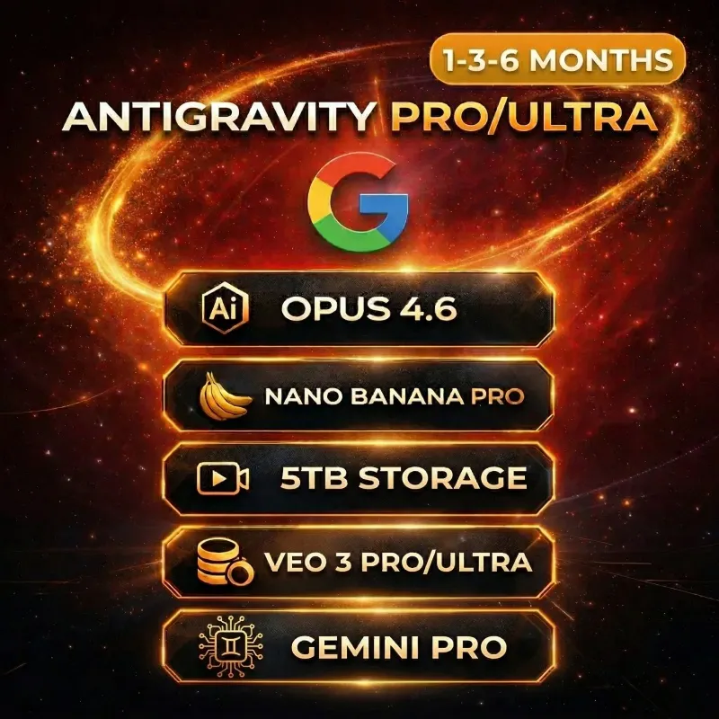 Antigravity Pro 6 месяцев | ГАРАНТИЯ  ⚡ Google AI Pro/Ultra: Gemini, Antigravity, Veo