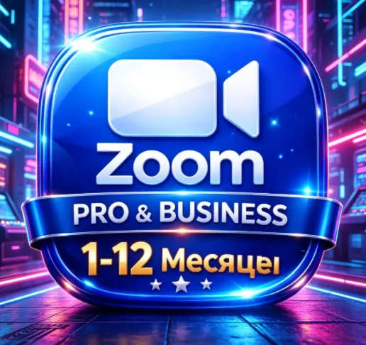 Подписка на Zoom Workplace Pro на 1-12 месяцев
