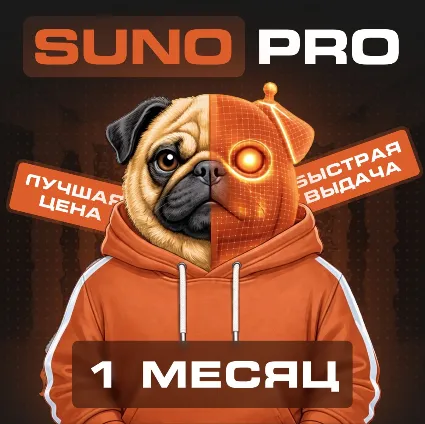 🎸 Suno Ai Pro Plan | Доступ на 1 месяц | Быстрая выдача | Аккаунт
