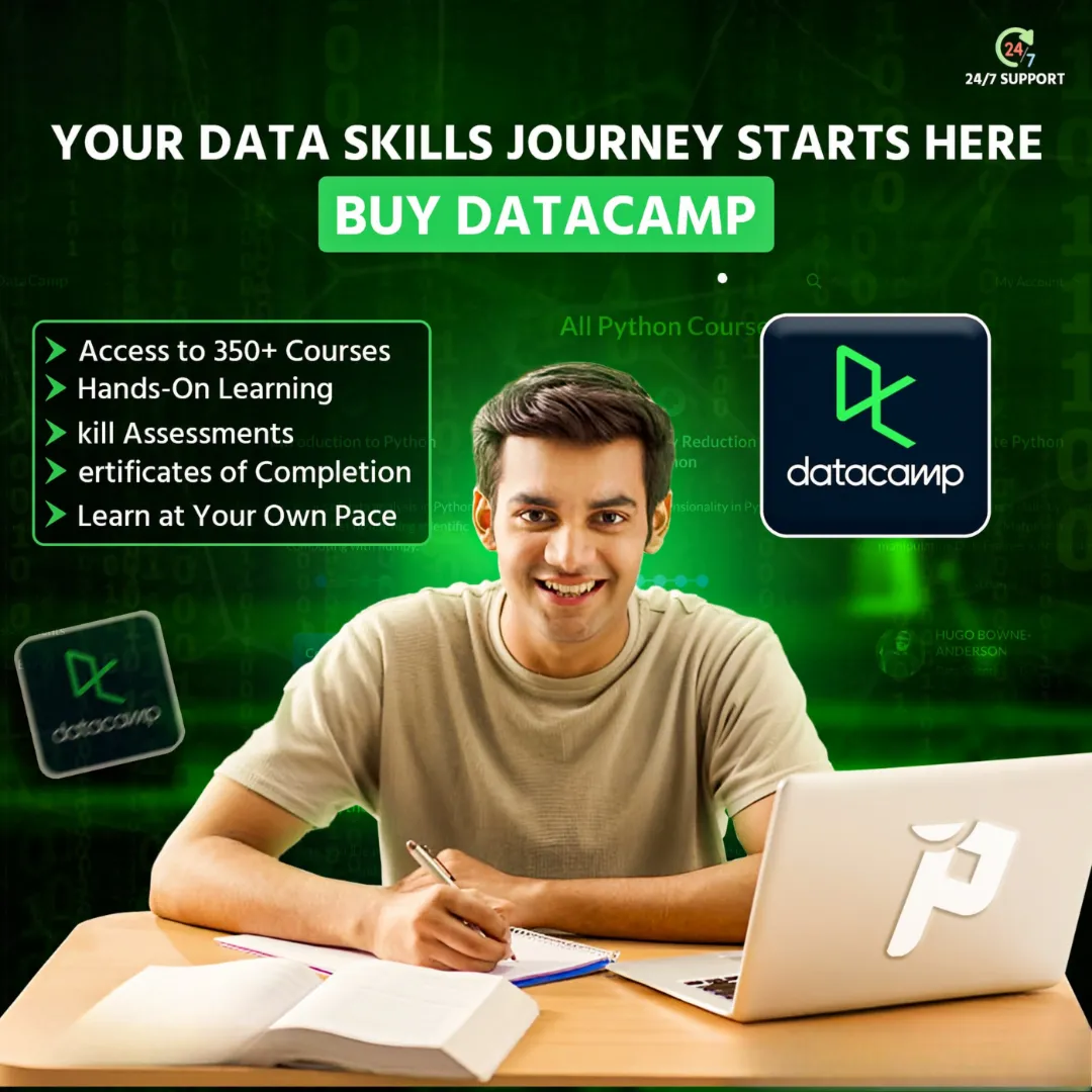 DataCamp Premium Access 06 Month – Personal Account Activation । Datacamp