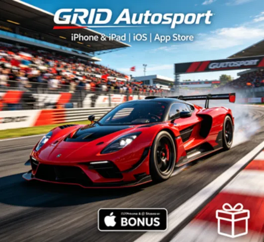 GRID Autosport iPhone iOS iPad Appstore + БОНУС