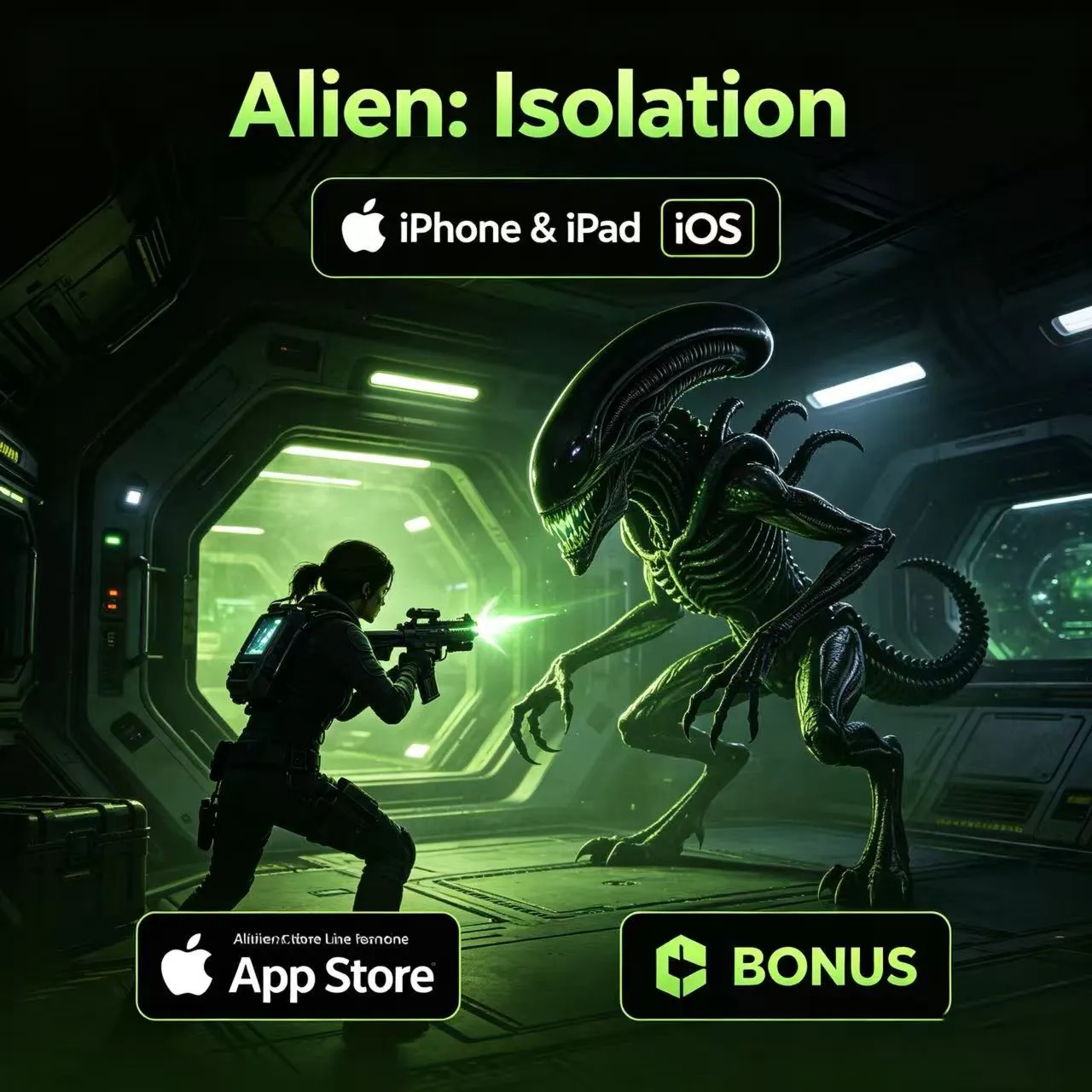 Alien: Isolation iPhone iOS iPad Appstore + БОНУС