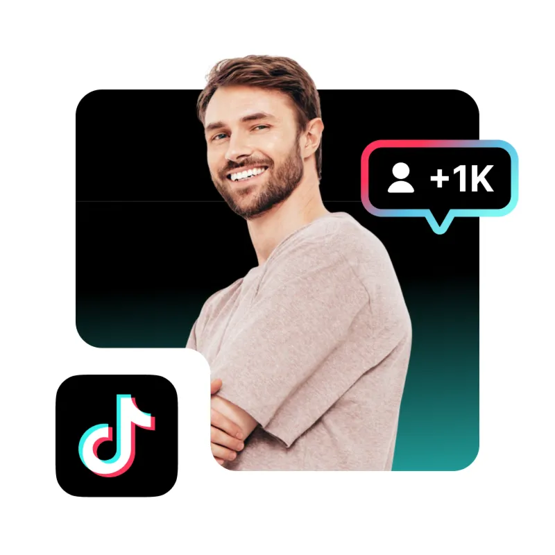 Накрутка 1000 подписчиков в TikTok (ТикТок подписчики)