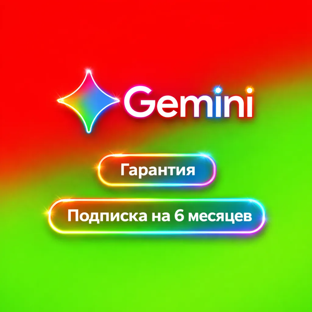 Google AI Pro 6 месяцев - Личный аккаунт | Gemini,Veo,Nano Banana Pro | Гарантия