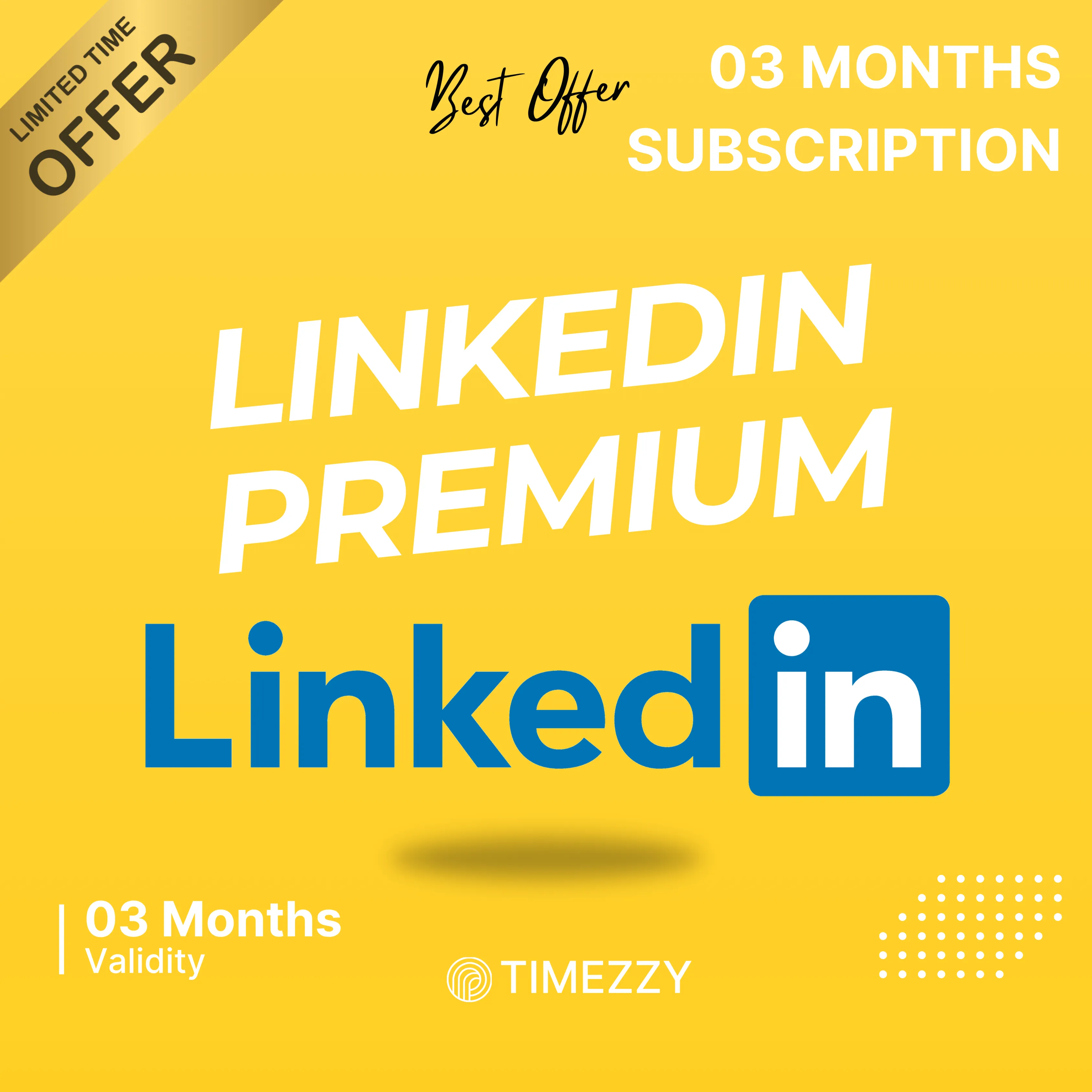 LinkedIn Premium на 3 месяца — активационная ссылка (доступ по всему миру)
