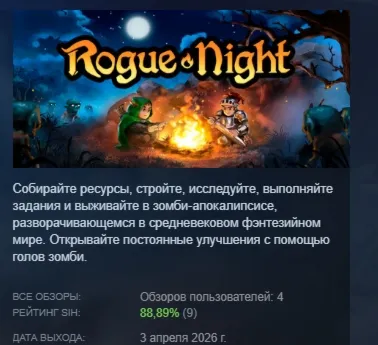 Rogue Night AUTODELIVERY STEAM RUSSIA
