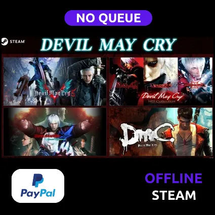 Devil may cry 5 + 4 + 1/2/3 + dmc | STEAM | PAYPAL